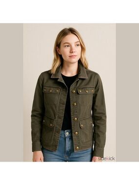 J. Crew Downtown Field Dark Olive Jacket